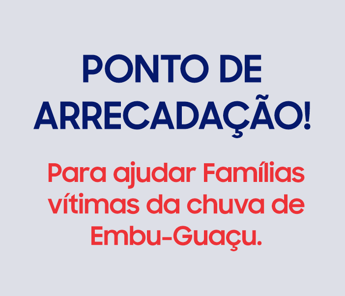 Ponto de arrecadação para ajudar as pessoas