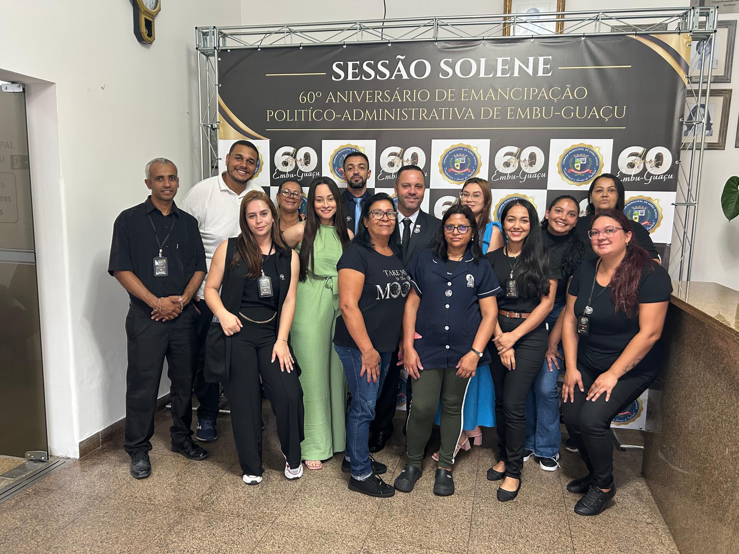 Sessão Solene da Câmara de Embu-Guaçu: Um Evento de Sucesso Graças a uma Equipe Exemplar