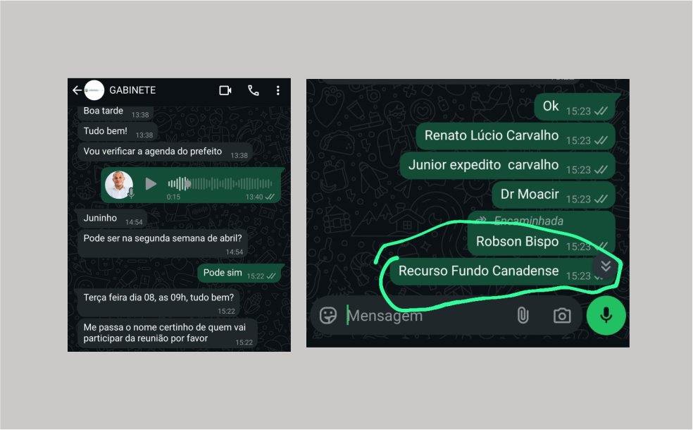 Ex-secretário apresenta provas