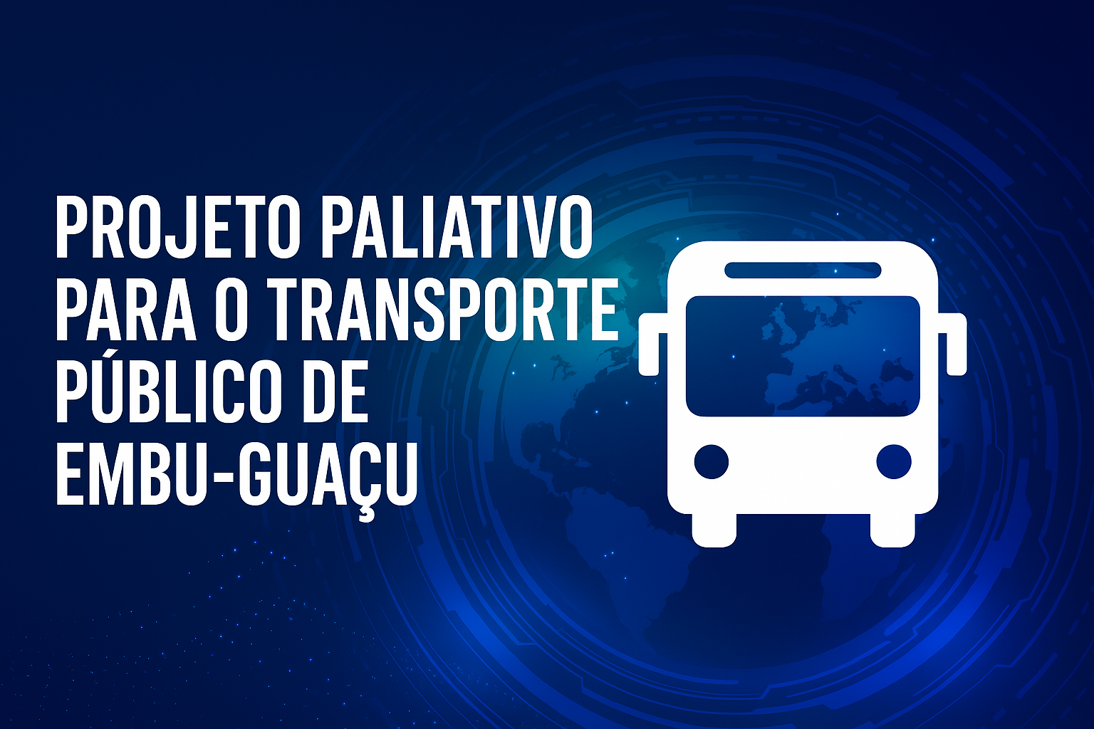 Câmara discute projeto paliativo para transporte público de Embu-Guaçu.