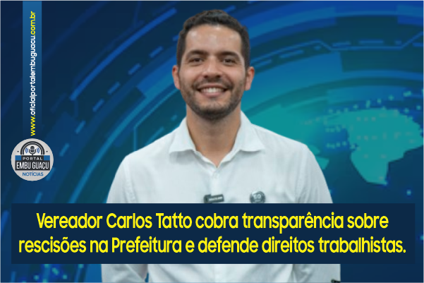 Vereador Carlos Tatto cobra transparência sobre rescisões na Prefeitura e defende direitos trabalhistas.