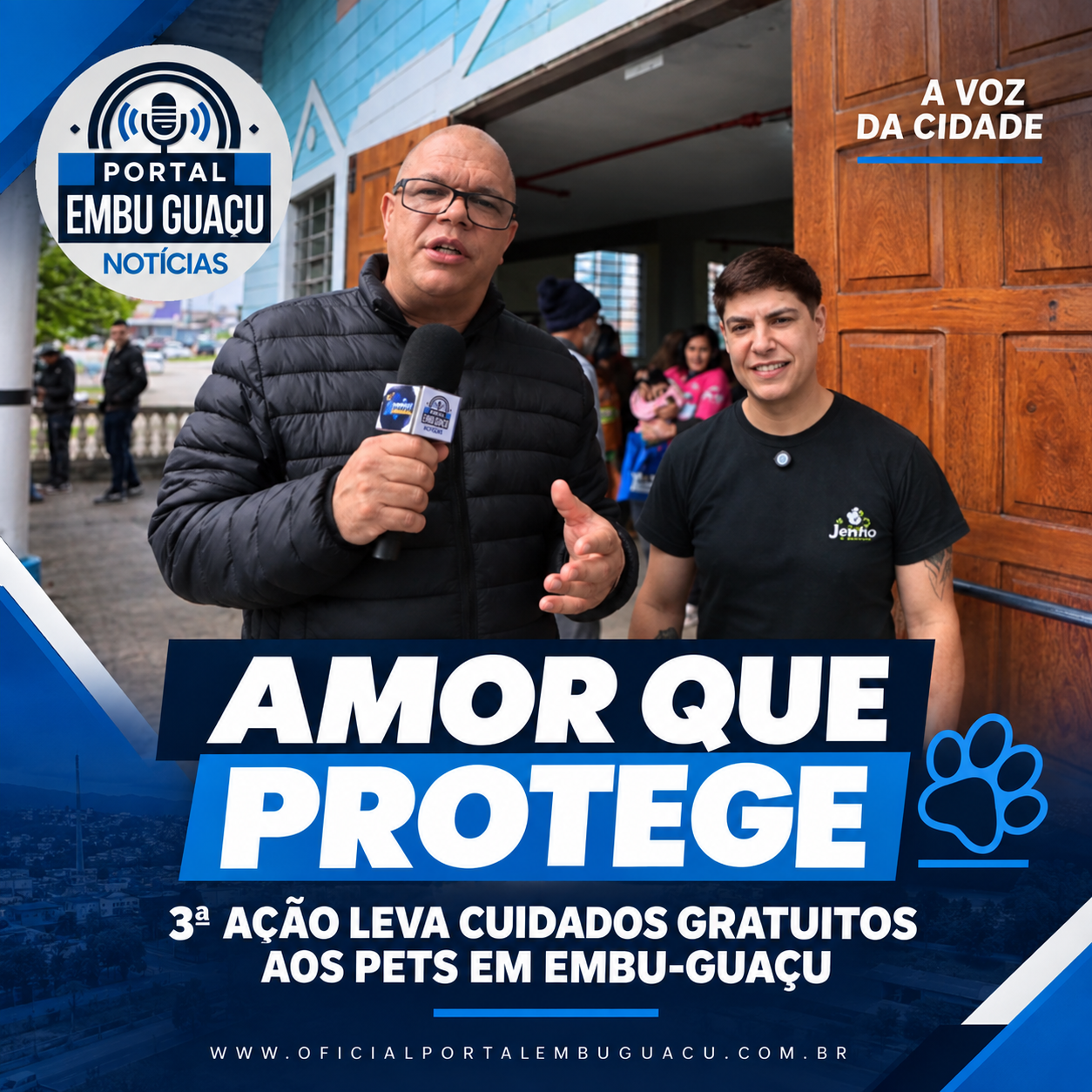 “Amor que Protege” realiza terceira ação gratuita de cuidados com animais em Embu-Guaçu
