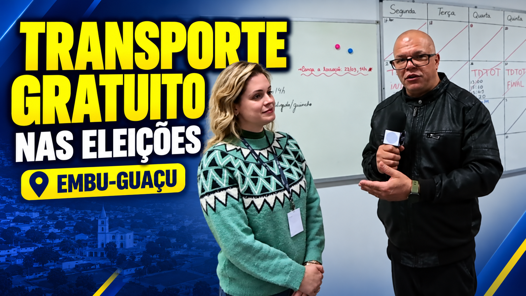 Eleições 2026: Embu-Guaçu terá transporte gratuito para eleitores no primeiro e no segundo turno